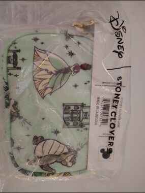Stoney Clover Lane Mint Green Disney Princess Print Travel Pouch